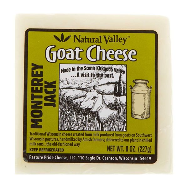NATURAL VALLEY: Monterey Jack Goat Cheese, 8 oz