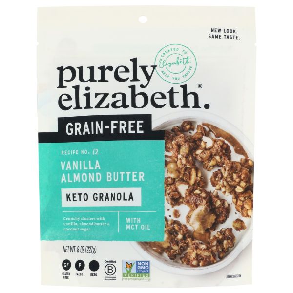 PURELY ELIZABETH: Granola Van Almnd Btr Mct, 8 oz