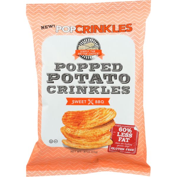 POPCRINKLES: Chip Crinkle BBQ, 0.875 oz