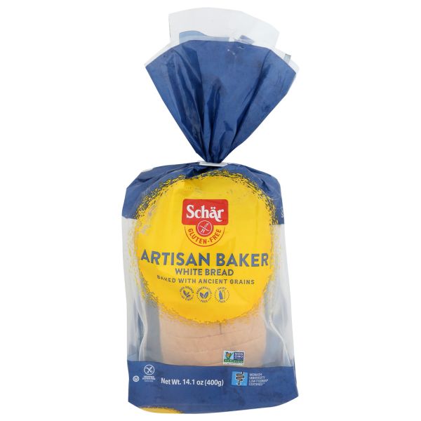 SCHAR: Gluten Free Artisan Baker White Bread, 14.1 oz