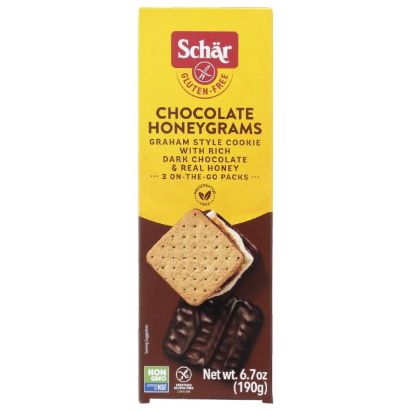 SCHAR: Cookie Chocolate Honeygram, 6.7 oz