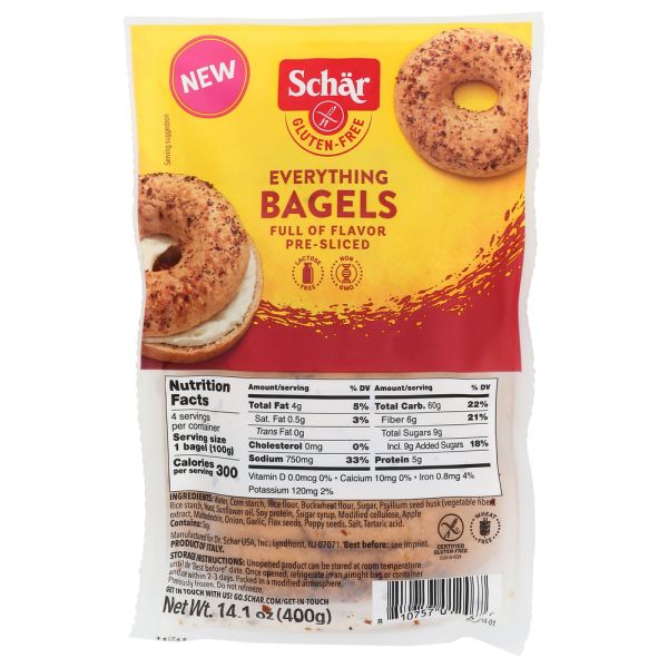 SCHAR: Everything Bagels, 14.1 oz