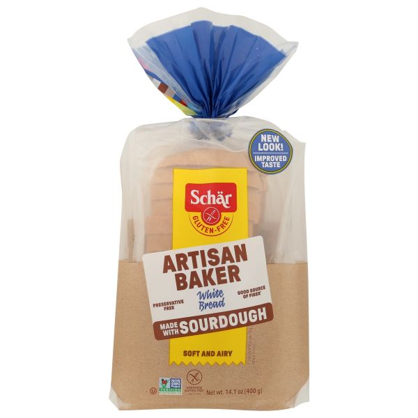 SCHAR: Artisan Baker White Bread, 14.1 oz