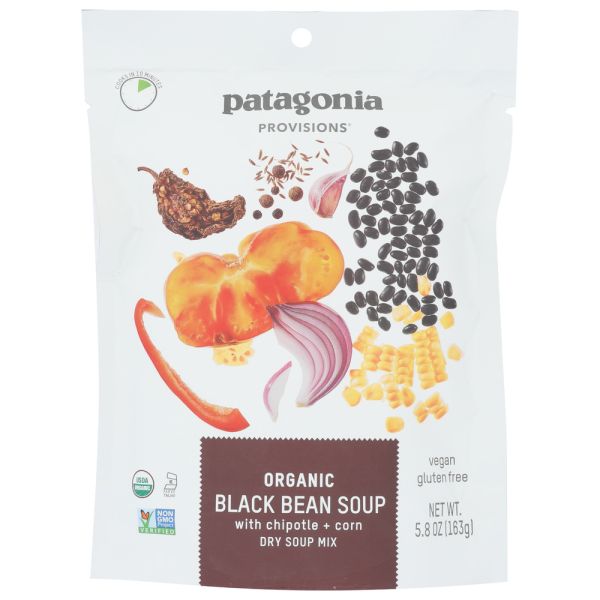 PATAGONIA PROVISIONS: Organic Black Bean Soup, 5.8 oz