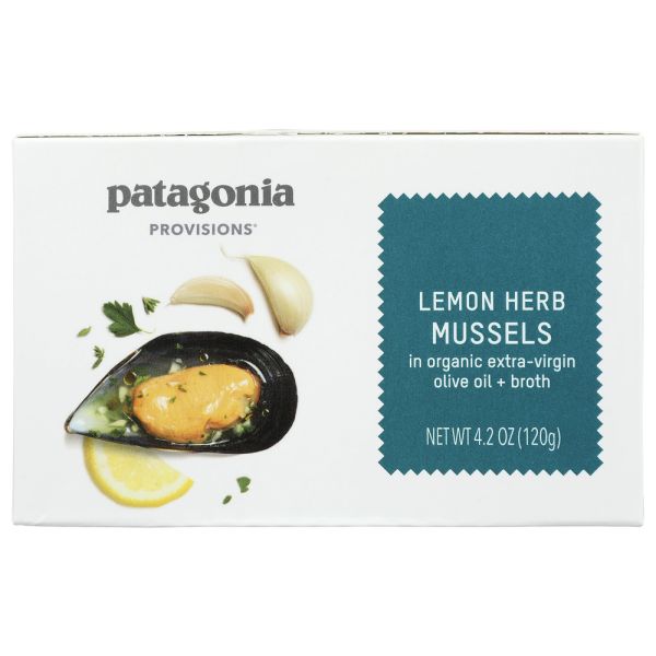 PATAGONIA PROVISIONS: Mussels Lemon Herb, 4.2 oz