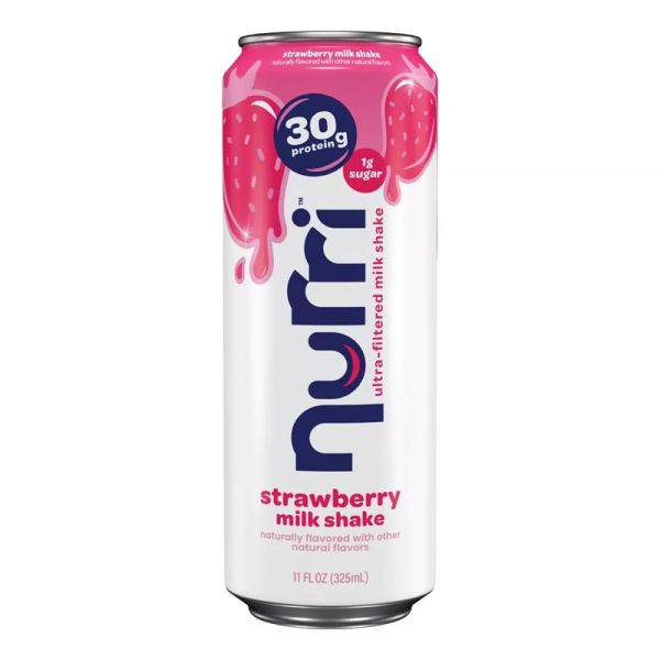 NURRI: Strawberry 30g Protein Ultra Filtered Milk Shake Rtd, 11 fo