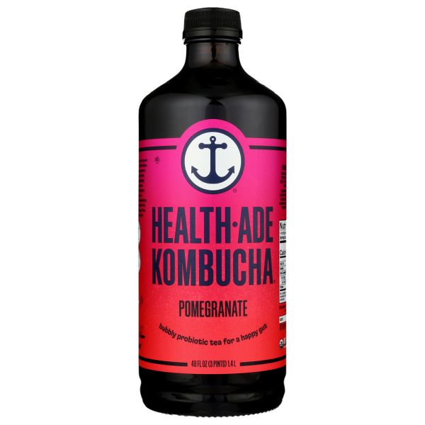 HEALTH ADE: Pomegranate Kombucha, 48 oz