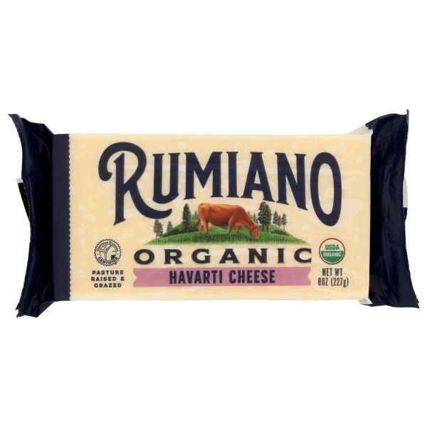 RUMIANO: Organic Havarti Cheese Bar, 8 oz