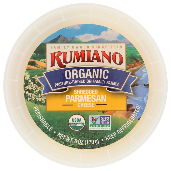 RUMIANO FAMILY: Cheese Cup Parmesan Shredded Orginal, 6 oz