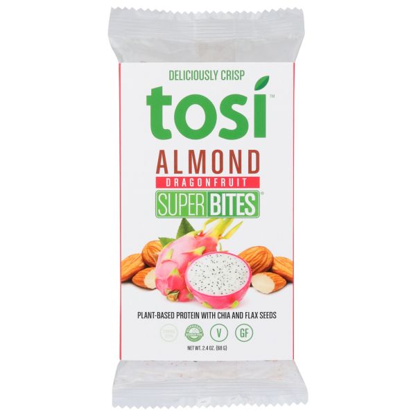 TOSI HEALTH: Almond Dragonfruit Super Bites, 2.40 oz