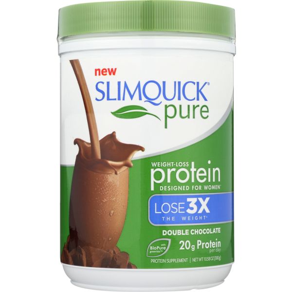 SLIMQUICK: New Powder Chocolate Protein Drink, 10.58 oz