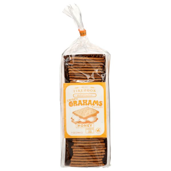 FIREHOOK: Crispy Grahams Crackers Honey, 7 oz