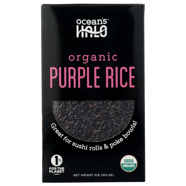 OCEANS HALO: Organic Purple Rice, 2 lb