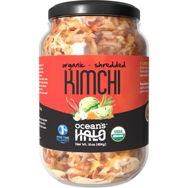 OCEAN'S HALO: Organic Shredded Kimchi, 16 oz