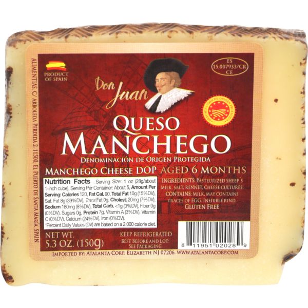 DON JUAN: Cheese Manchego 6 Months, 5.3 oz
