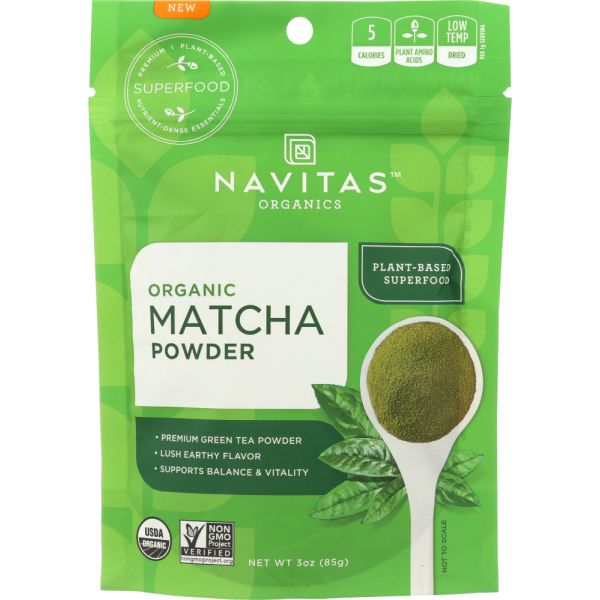 NAVITAS: Matcha Powder, 3 oz
