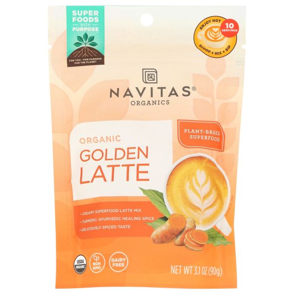 NAVITAS: Organic Golden Latte, 3.1 oz