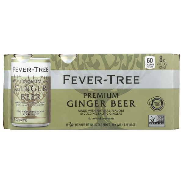 FEVER TREE: Ginger Beer Cans, 40.56 fo
