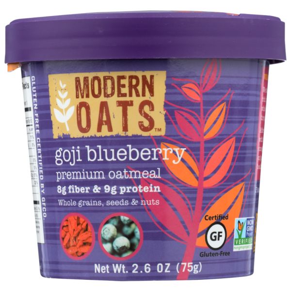 MODERN OATS: Goji Blueberry Premium Oatmeal, 2.6 oz