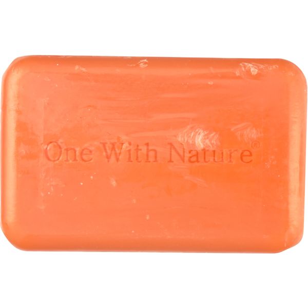 ONE WITH NATURE: Dead Sea Mineral Bar Soap Orange Blossom, 4 oz