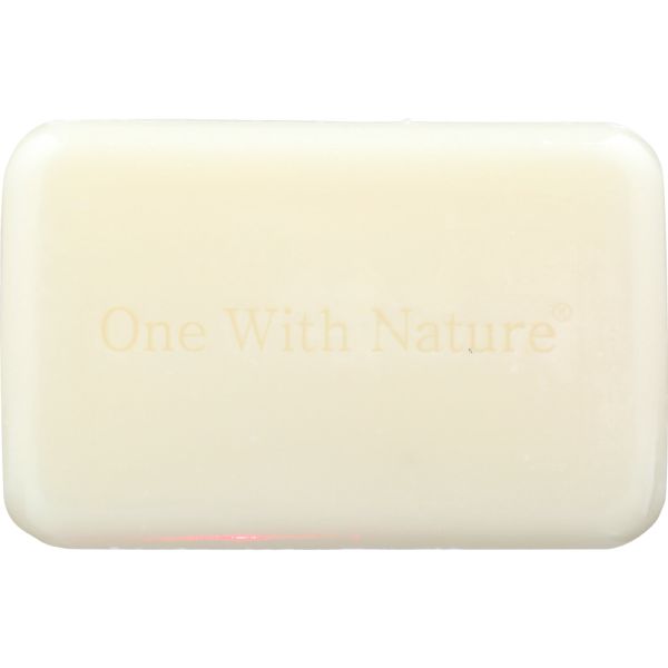 ONE WITH NATURE: Dead Sea Mineral Bar Soap Goat’s Milk, 4 oz