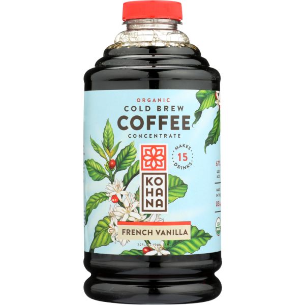 KOHANA: Coffee Cold Brew French Vanilla, 32 oz