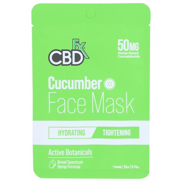 CBDFX: Cucumber Face Mask, 1 pc