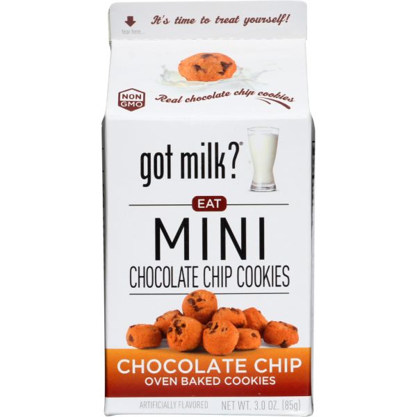 GOT MILK: Cookies Mini Chocolate Chip, 3 oz