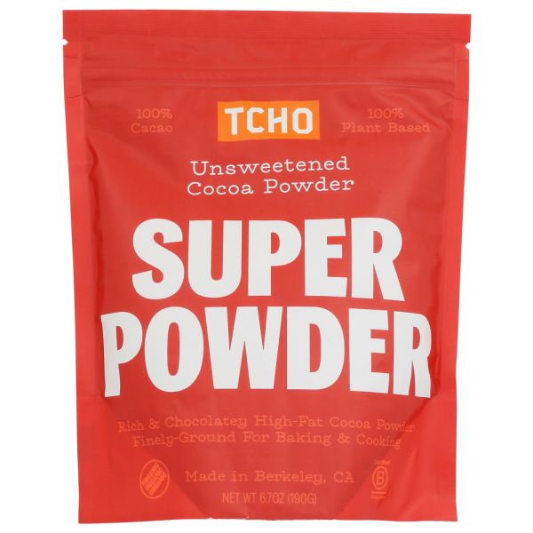 TCHO: Super Powder Unsweetened Cocoa Powder, 6.7 oz