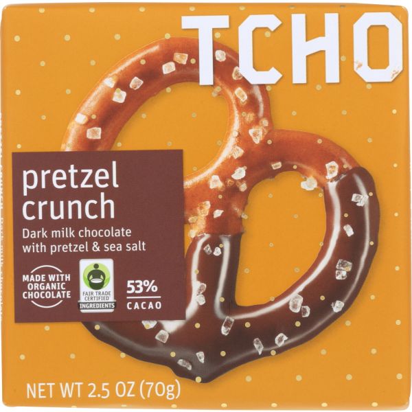 TCHO: Pretzel Crunch, 2.5 oz
