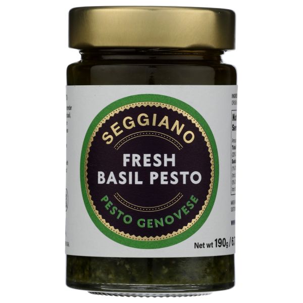 SEGGIANO: Fresh Basil Pesto, 6.7 oz
