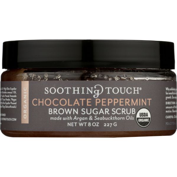 SOOTHING TOUCH: Body Scrub Choc Peppermint, 8 oz