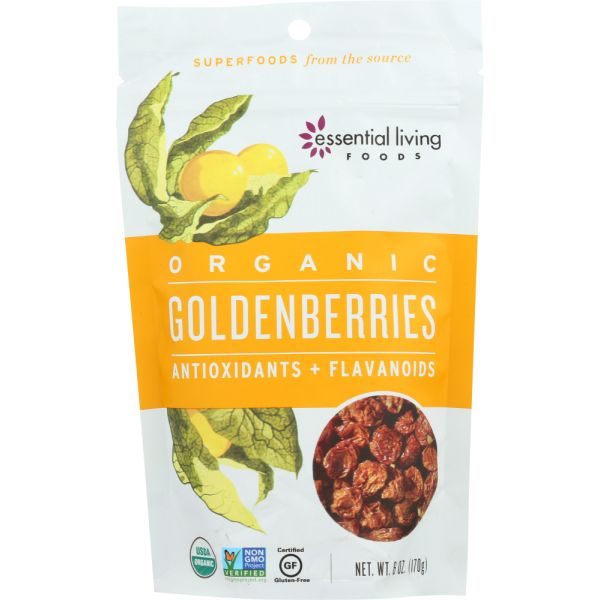 ESSENTIAL LIVING FOODS: Goldenberries Raw, 6 oz