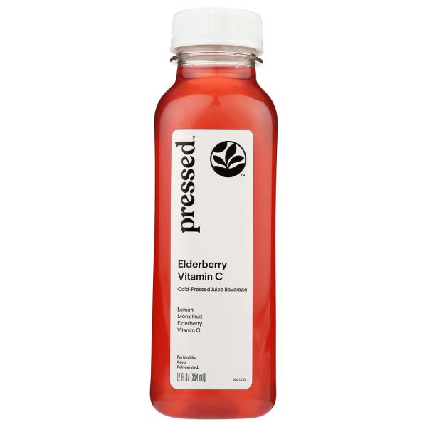PRESSED JUICERY: Elderberry Vitamin C, 12 fo