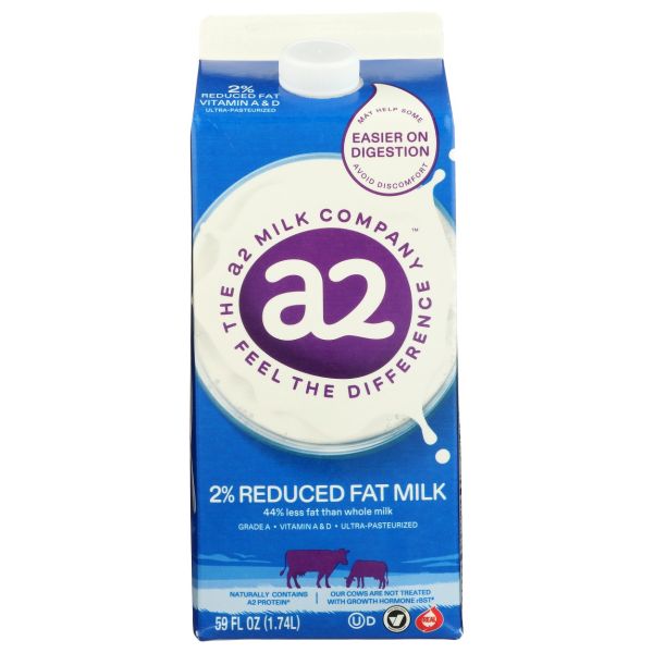 A2 MILK: Milk 2 Percent, 59 fl oz