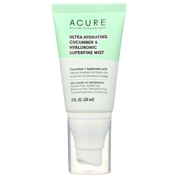 ACURE: Ultra Hydrating Cucumber and Hyaluronic Superfine Mist, 2 fo