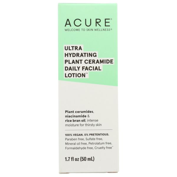 ACURE: Ultra Hydrating Plant Ceramide Daily Facial Lotion, 1.7 FO