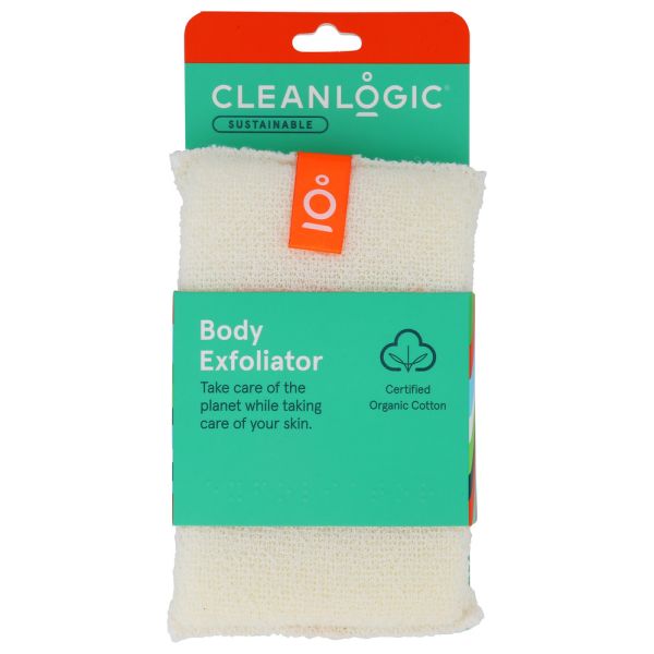 CLEANLOGIC: Exfoliating Body Scrubber, 1 ea