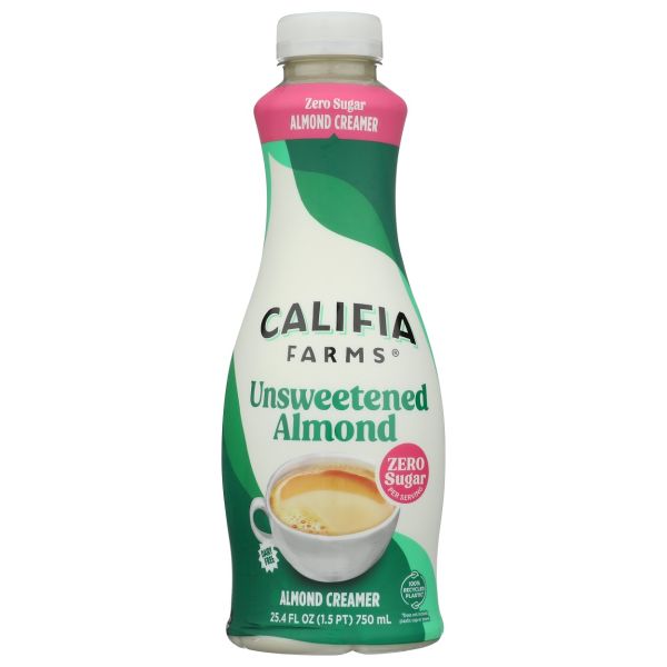 CALIFIA: Almondmilk Creamer Unsweetened, 25.4 oz