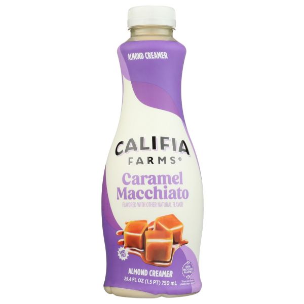 CALIFIA: Caramel Macchiato Almondmilk Creamer, 25.4 oz