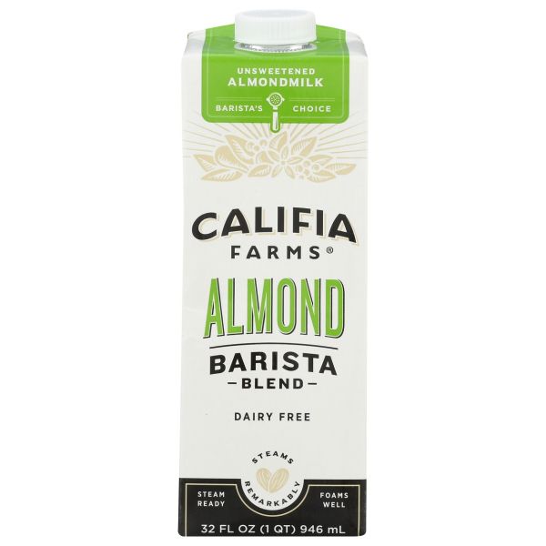 CALIFIA: Unsweetened Almond Barista Blend, 32 fo