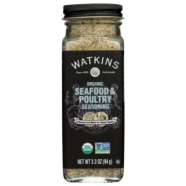 WATKINS: Organic Seafood Poultry Seasoning, 3.3 oz
