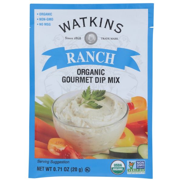 WATKINS: Ranch Dip Mix, 0.71 oz