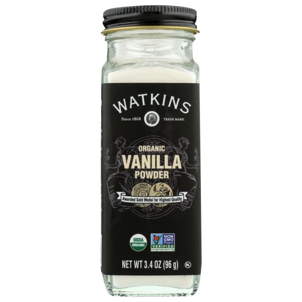 WATKINS: Powder Vanilla Org, 3.4 oz