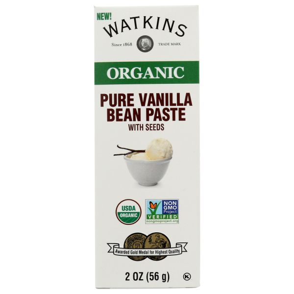 WATKINS: Organic Pure Vanilla Bean Paste, 2 fo