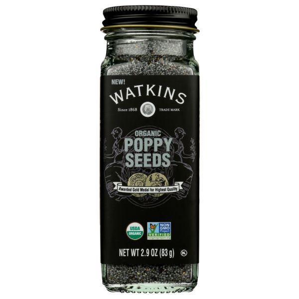 WATKINS: Organic Poppy Seeds, 2.9 oz