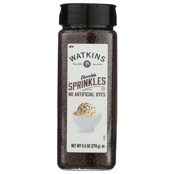WATKINS: Chocolate Decorating Sprinkles, 9.5 oz