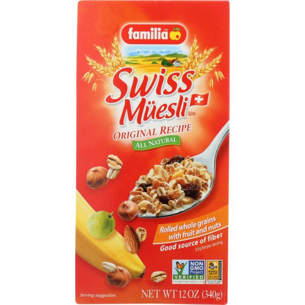 FAMILIA: Swiss Muesli Original Cereal, 12 oz