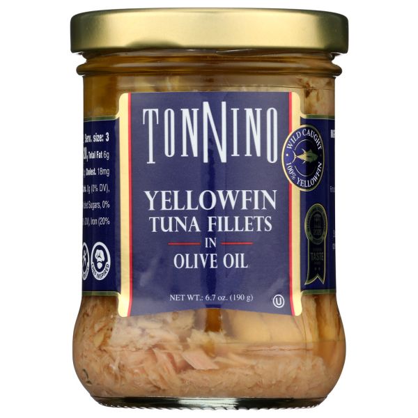 TONNINO: Tuna Fillets In Oil, 6.7 oz