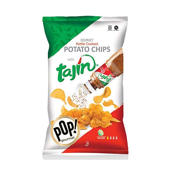 POP GOURMET: Pop Corn Potato Tajin, 8 oz